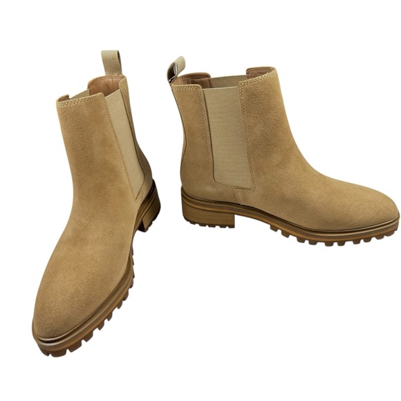 Quince Shoes - Quince Suede Chelsea Boots, NEW, 7